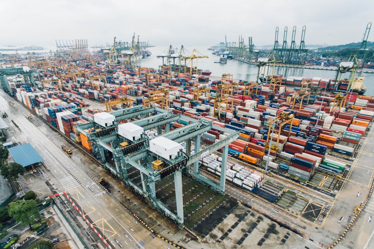 Container port and logistics